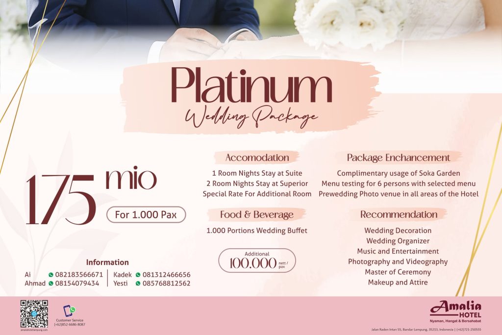 BROSUR PLATINUM WEDDING HOTEL AMALIA 298 x 447